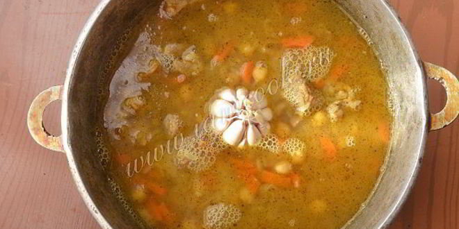 Рецепт плова со свининой и нутом