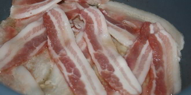 Рецепт плова со свиным беконом