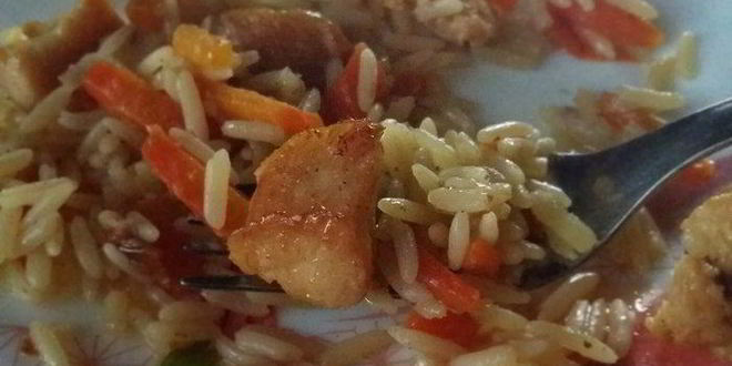 Рецепт плова студенческого из куриной грудки