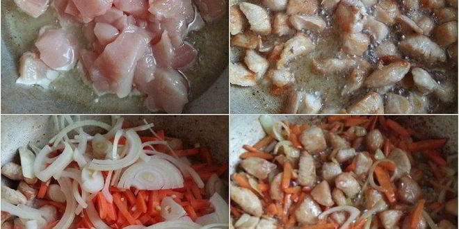 Рецепт плова студенческого из куриной грудки