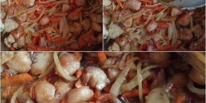 Рецепт плова студенческого из куриной грудки