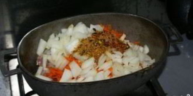 Рецепт плова в утятнице