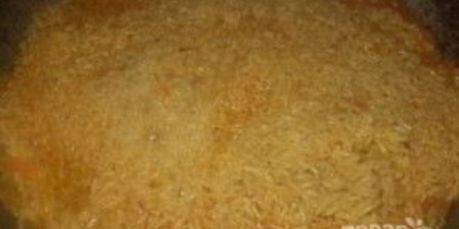 Рецепт пловой со свининой