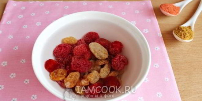 Рецепт постного плова с сухофруктами