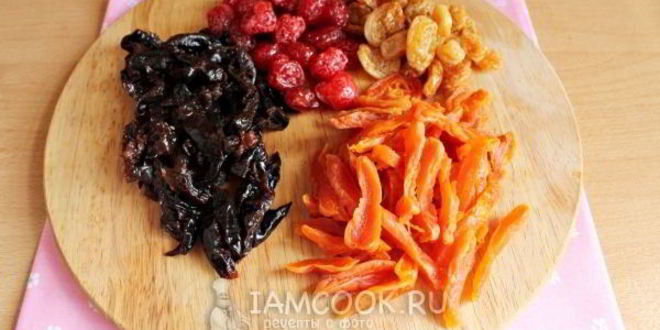 Рецепт постного плова с сухофруктами