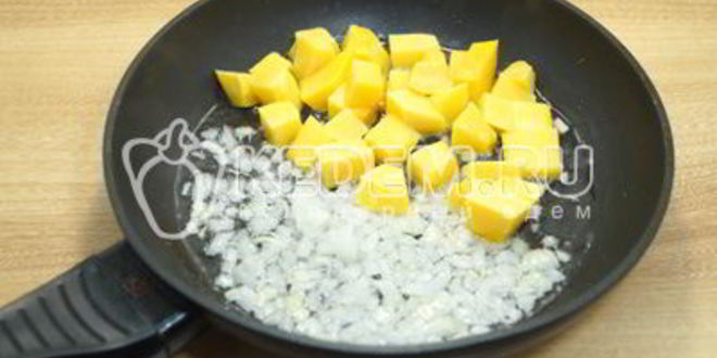 Рецепт постного плова с тыквой и фасолью