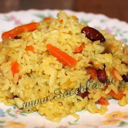 Рецепт Постного плова в мультиварке