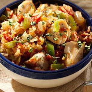 Рецепт Пряной джамбалайя из курицы