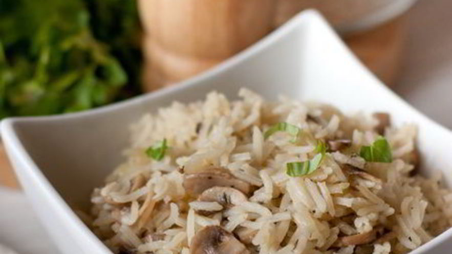 Рецепт рисового пилава с шампиньонами