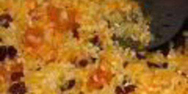 Рецепт сладкого плова с тыквой и сухофруктами