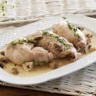 Рецепт Фрикасе из кролика с белым вином