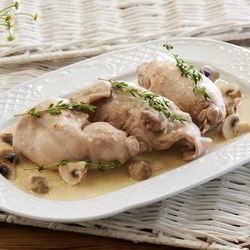 Рецепт Фрикасе из кролика с белым вином