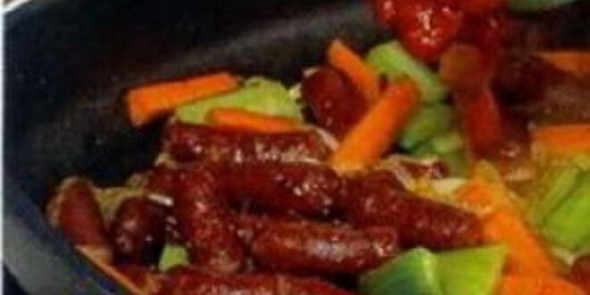 Рецепт марокканского рагу с колбасками