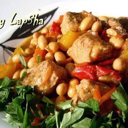 Рецепт Мясного рагу с соевыми бобами и орегано