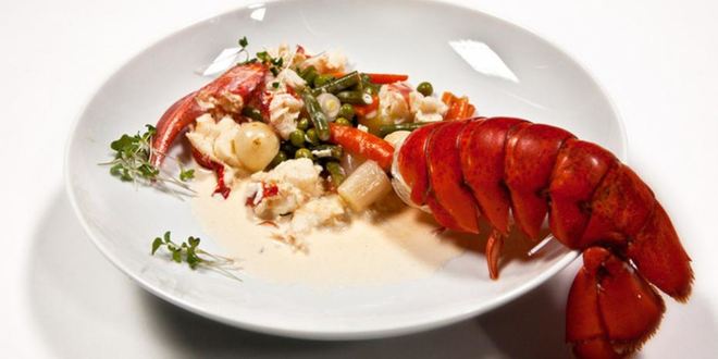 Рецепт омара в овощном рагу