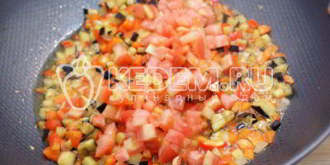 Рецепт овощного рагу с баклажанами