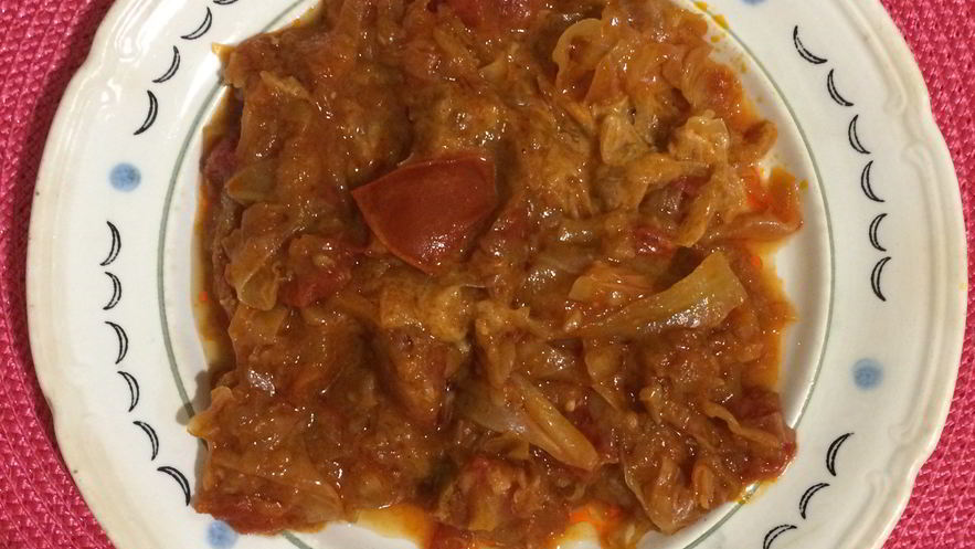 Рецепт овощного рагу с капустой