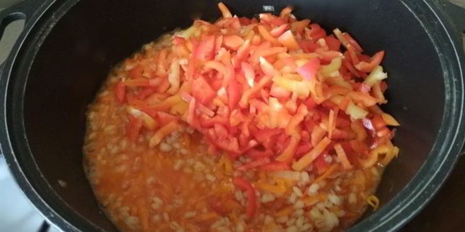 Рецепт овощного рагу с перловой крупой