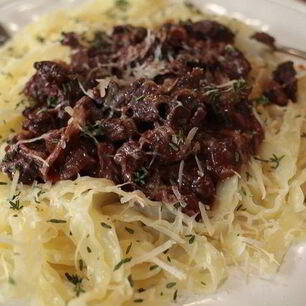 Рецепт Пасты с рагу из дичи