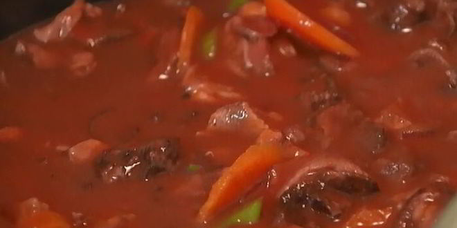 Рецепт пасты с рагу из дичи