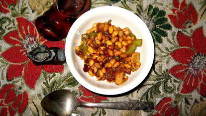 Рецепт Постного рагу из соевых бобов