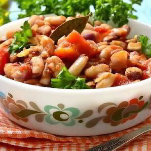 Рецепт Пряного рагу из фасоли