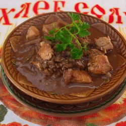 Рецепт Рагу из баклажан с мясом