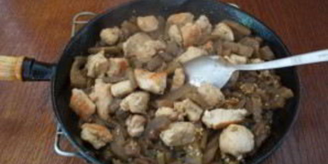 Рецепт рагу из баклажан с мясом
