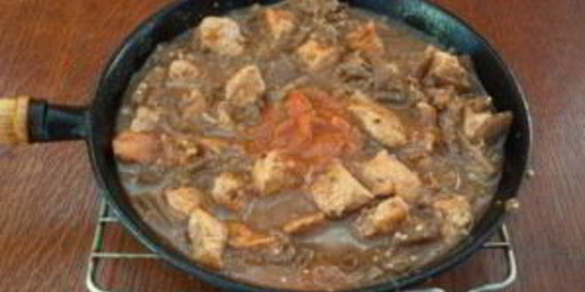 Рецепт рагу из баклажан с мясом