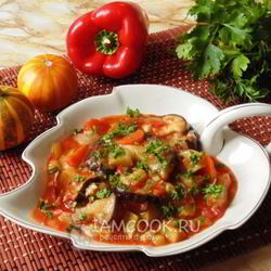 Рецепт Рагу из баклажанов и кабачков