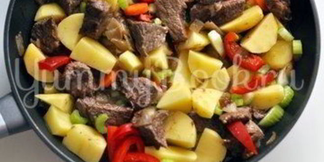 Рецепт рагу из говядины с овощами