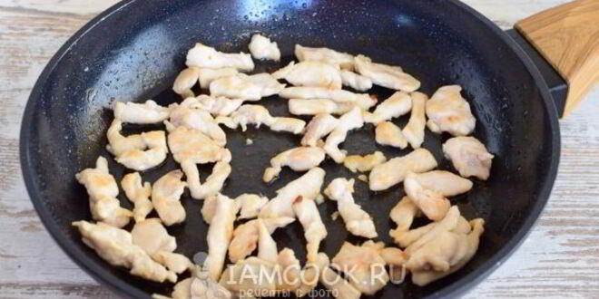 Рецепт рагу из кабачков с курицей