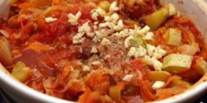 Рецепт рагу из капусты