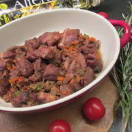 Рецепт Рагу из кролика в вине с тальятелле