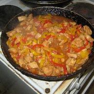 Рецепт Рагу из курицы со сладким перцем