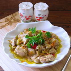 Рецепт Рагу иза куриц