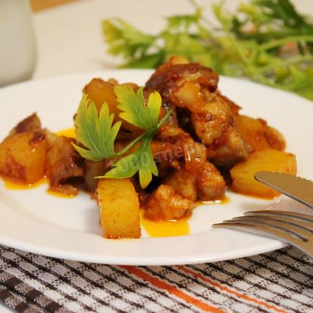 Рецепт Рагу из свинины с картошкой