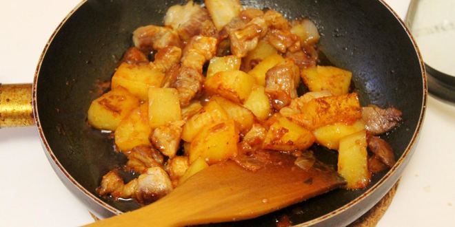 Рецепт рагу из свинины с картошкой