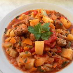 Рецепт Рагу из свинины с овощами