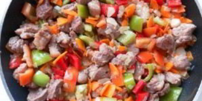 Рецепт рагу из свинины с овощами