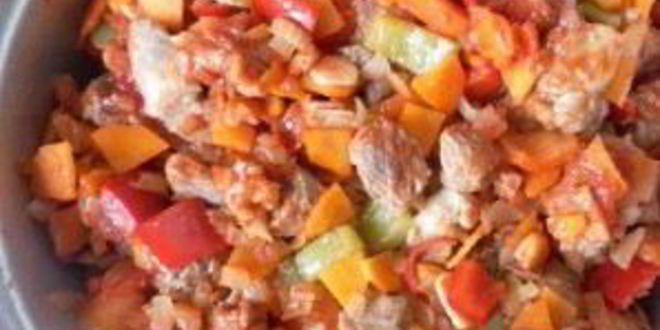 Рецепт рагу из свинины с овощами