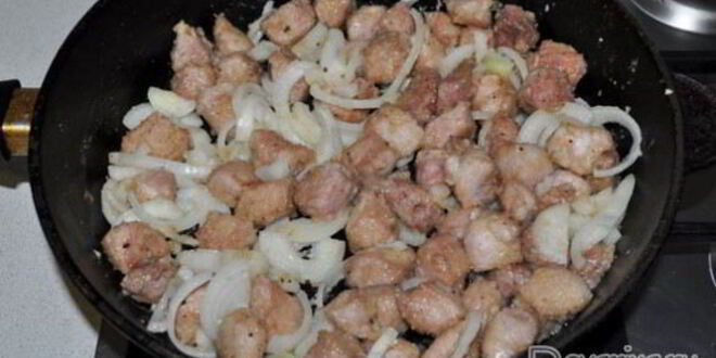 Рецепт рагу из свинины с тушеной капустой