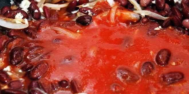 Рецепт рагу с фасолью