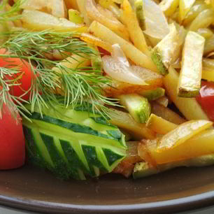 Рецепт Рагу с кабачками