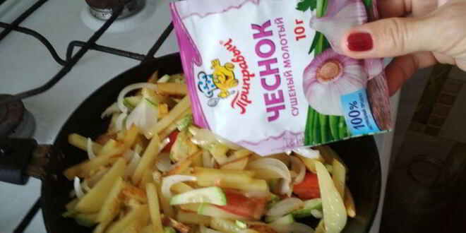 Рецепт рагу с кабачками