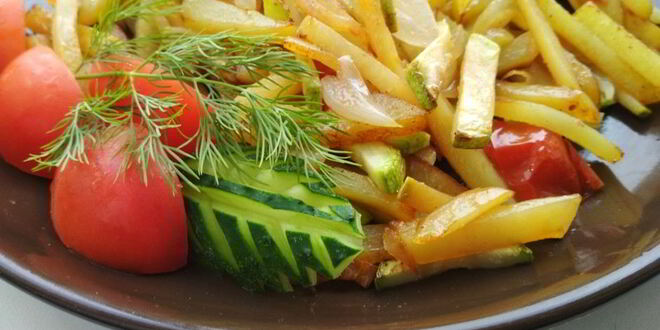 Рецепт рагу с кабачками