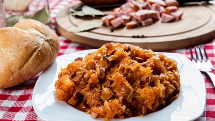 Рецепт рагу с капустой и мясом