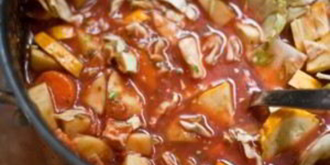 Рецепт рагу с картошкой и капустой
