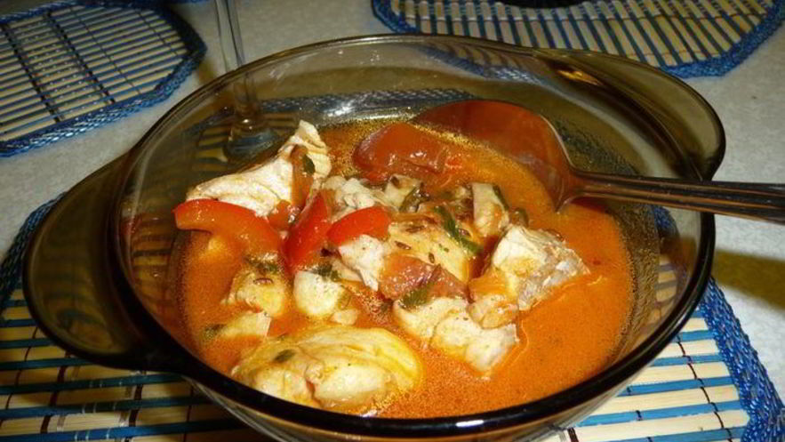 Рецепт рыбного рагу с тмином