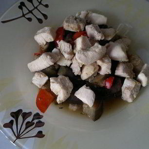 Рецепт Восточных овощное рагу и мясо птицы в восточных специях